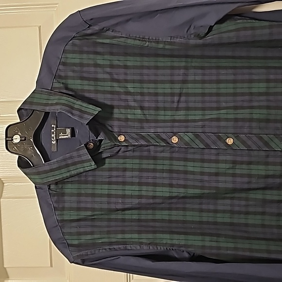 FOREVER21 Men's tartan button down dress shirt - Picture 4 of 5